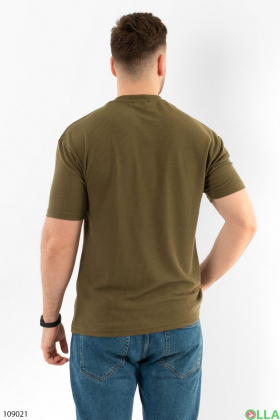 Чоловіча футболка кольору хакі
