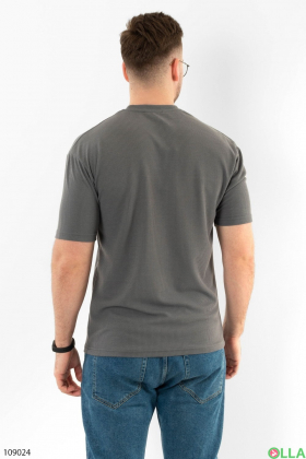 Men's dark gray t-shirt