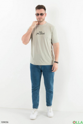 Men's light turquoise T-shirt