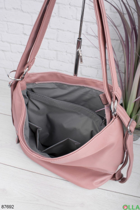 Женская темно-бежевая сумка