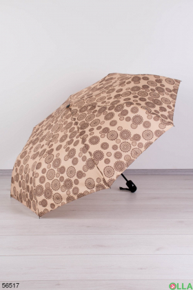 Жіноча бежева парасолька