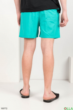 Чоловічі зелені пляжні шорти