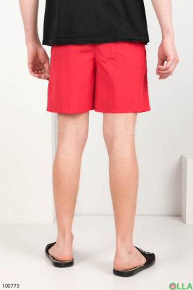 Чоловічі червоні пляжні шорти