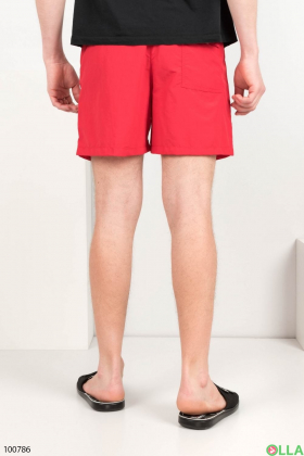 Чоловічі червоні пляжні шорти