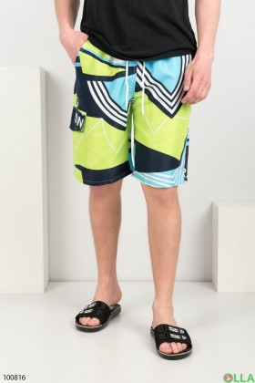 Чоловічі пляжні шорти з візерунком