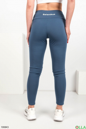 Women's blue leggings