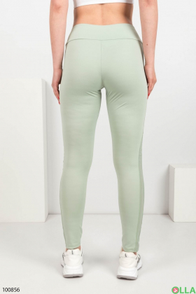 Women's light green leggings