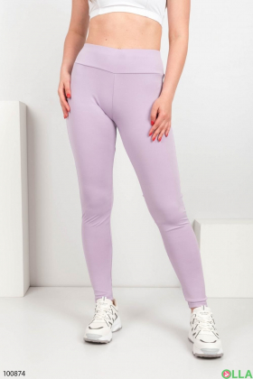 Women's purple leggings