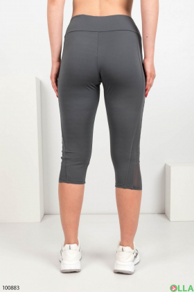 Women's dark gray leggings