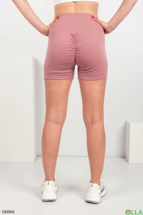 Women's pink cycling shorts