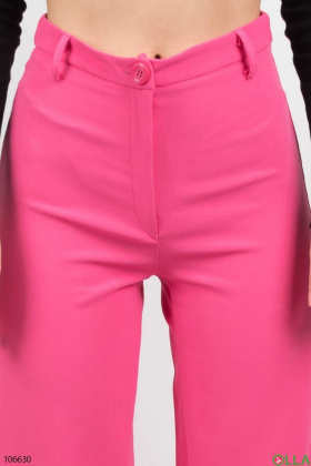 Women's pink  trousers