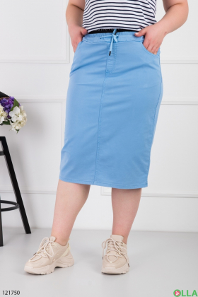 Women's blue batal skirt