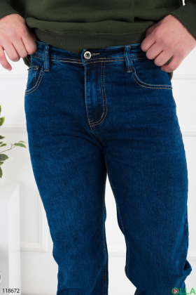 Чоловічі сині джинси