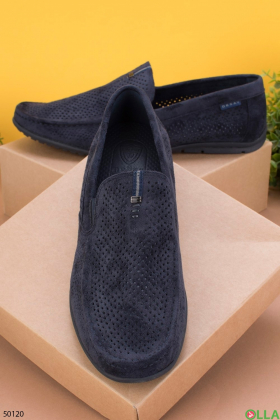 Men's blue shoes