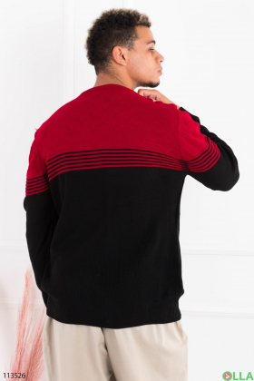 Men's two-tone sweater