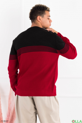 Мужской двухцветный свитер