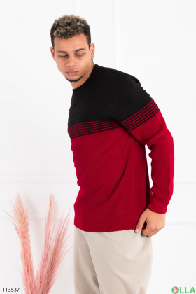 Мужской двухцветный свитер