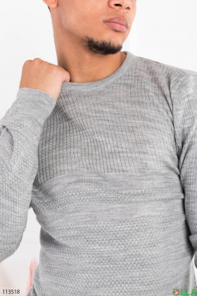 Men's gray sweater