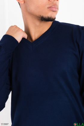 Чоловічий темно-синій светр