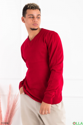 Мужской красный свитер