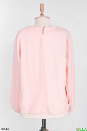 Женская розовая рубашка