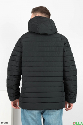 Чоловіча зимова темно-сіра куртка
