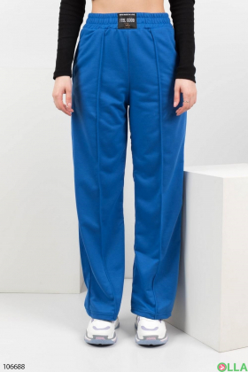 Жіночі сині спортивні брюки