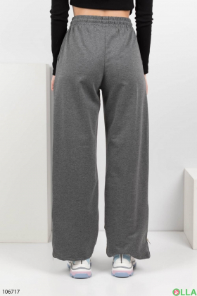 Women's dark gray sweatpants