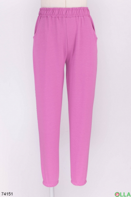 Women's sports trousers with stripes