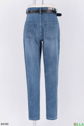 Жіночі джинси з ременем