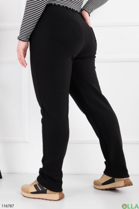 Women's black battal trousers