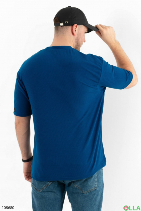 Мужская темно-синяя футболка