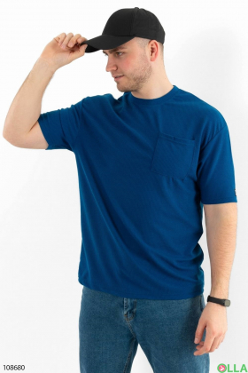 Чоловіча темно-синя футболка