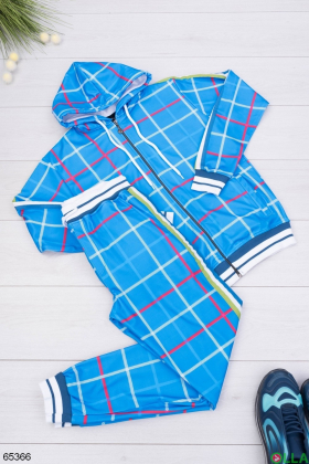 Women's checkered tracksuit