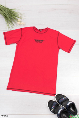 Women's red t-shirt