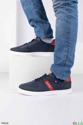 Men's two-tone lace-up sneakers