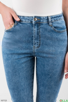 Women's blue batal skinny jeans