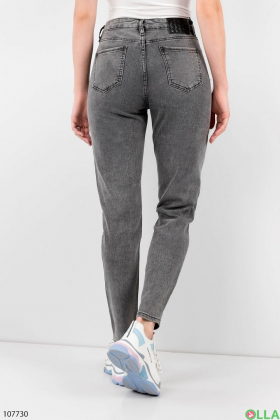 Women's gray batal jeans