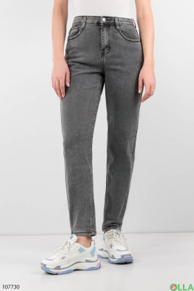 Women's gray batal jeans