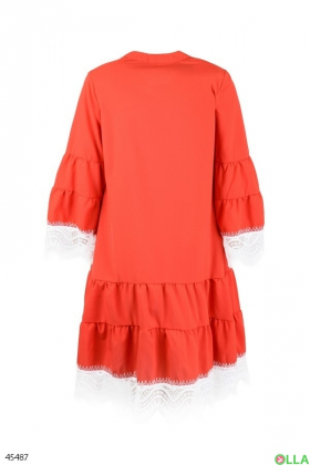 Жіноча сукня оранжевого кольору