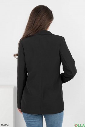 Жіночий чорний піджак