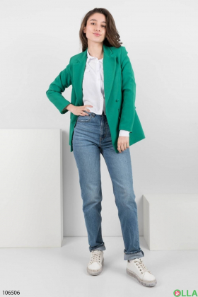 Жіночий зелений піджак