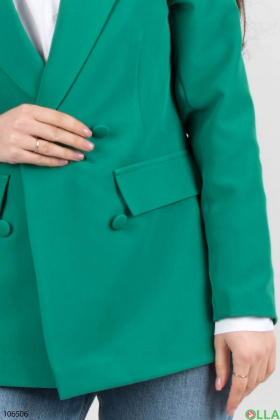 Женский зеленый пиджак