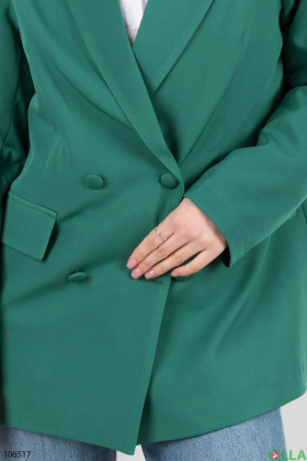 Women's green jacket batal