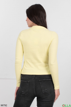 Women's Yellow Long Sleeve Top