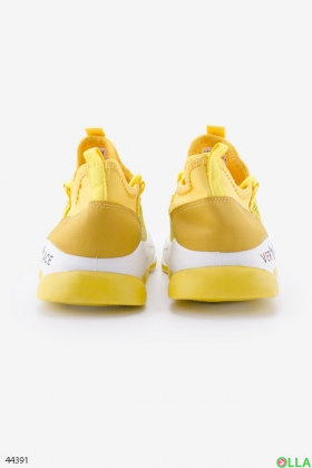 Women's yellow sneakers