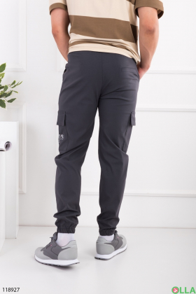 Men's gray cargo pants