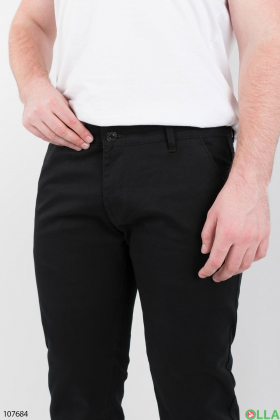 Men's black batal trousers