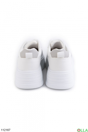 Жіночі сіро-білі кросівки