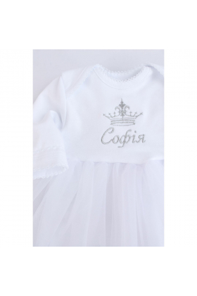 Платье для крещения с именем